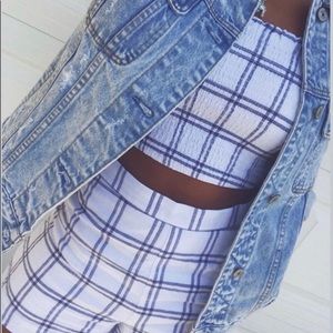 Smocked Crop Cami by Abercrombie and Fitch